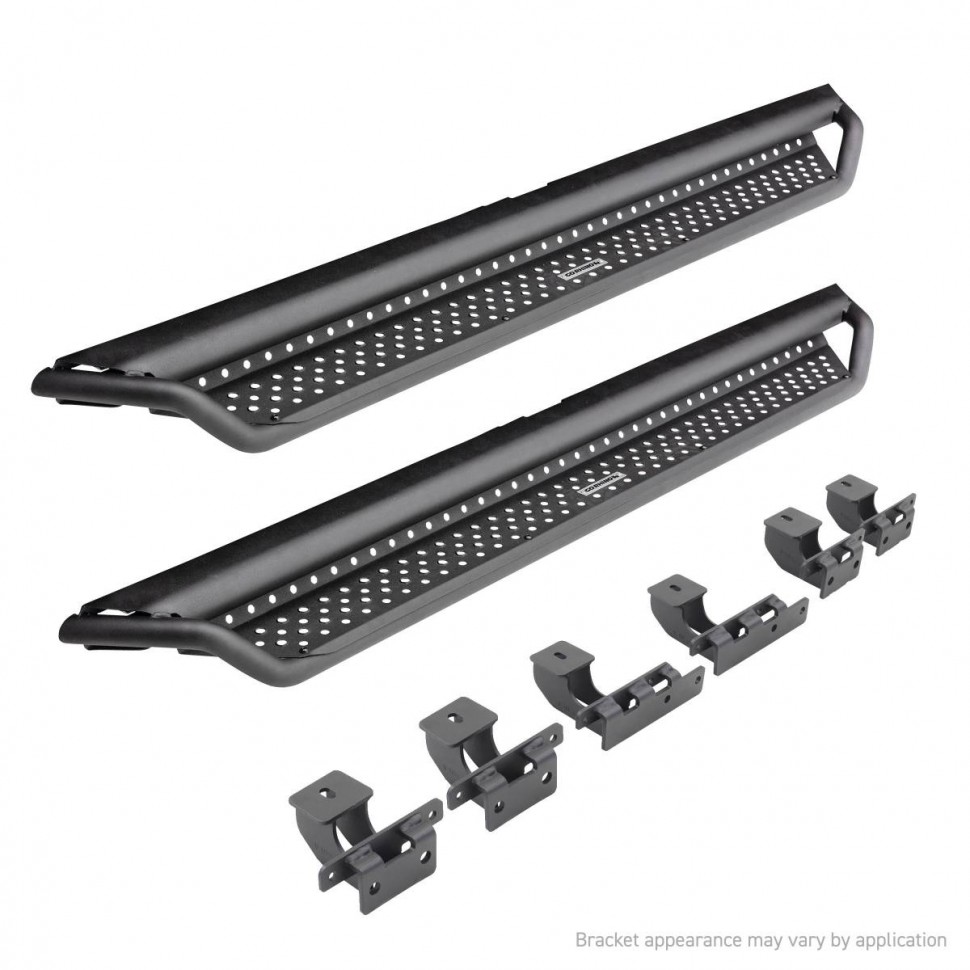 Подножки Jeep Wrangler JL 18-23 4 Door Dominator Xtreme D1 Go Rhino D14506T