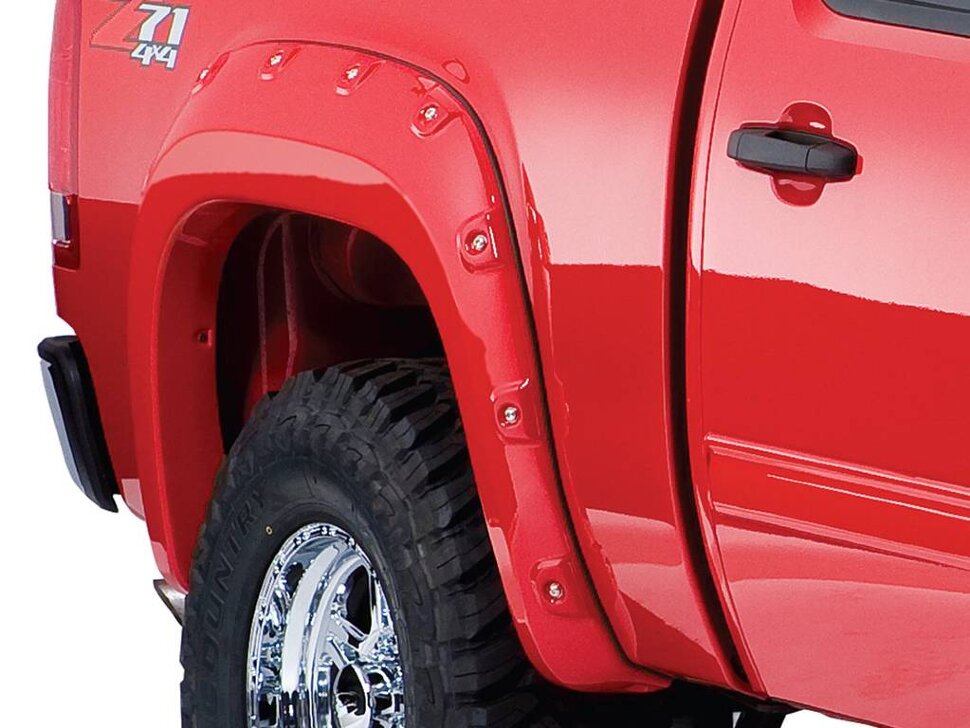 Расширители колесных арок GMC Sierra 1500/2500/3500 07-14 задн 2шт. Pocket Style Boss Bushwacker 40085-02