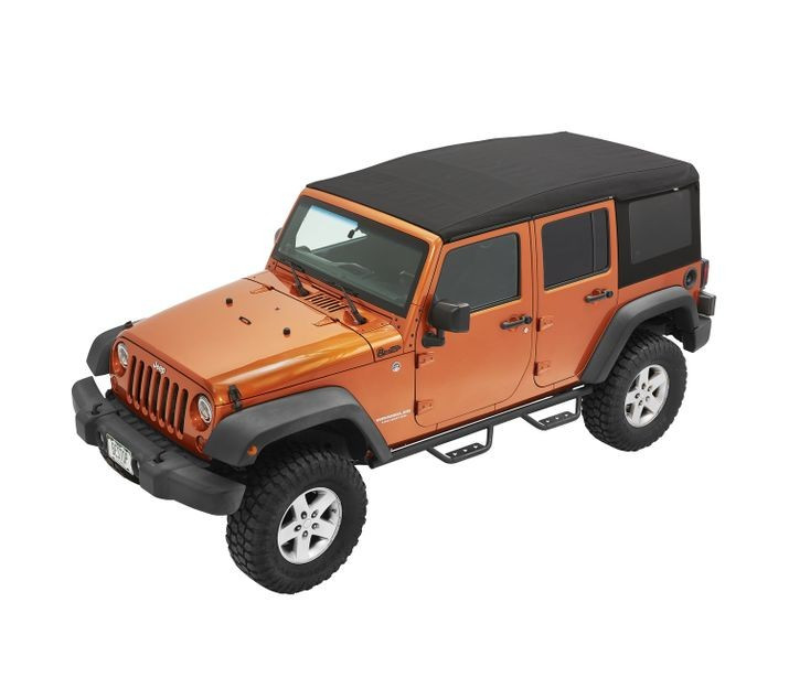 Мягкая крыша софт топ Jeep Wrangler JK 07-18 4 Door (Black Twill) Supertop Ultra Bestop 5472417