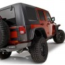 Расширители колесных арок Jeep Wrangler JK 07-18 4Door к-кт 4 шт Black Flat Style Bushwacker 10918-07