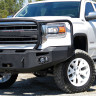 Передний бампер Premium с дугами GMC Sierra 1500 14-15 Fab Fours GS14-H3150-1