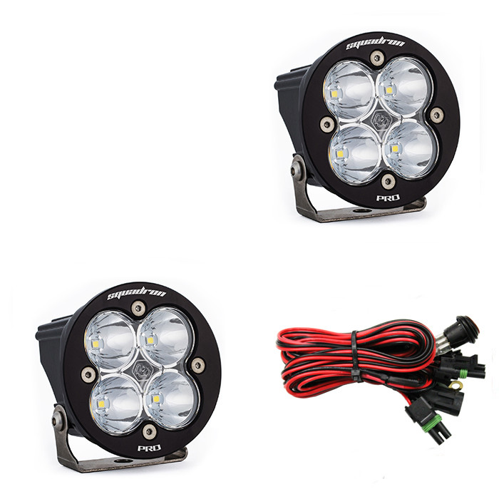 Дополнительные LED фары 3.5"x3.5" Дальний свет (пара) Squadron-R Pro LED Light Baja Designs 597801