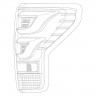 Комплект задних светодиодных фонарей Toyota Tundra 07-13 PRO-Series AlphaRex 670010
