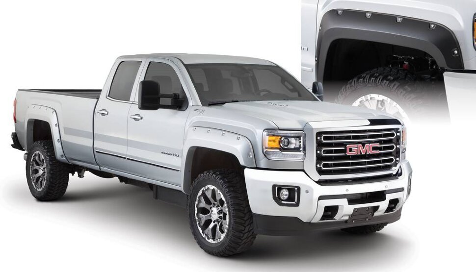 Расширители колесных арок GMC Sierra 2500/3500 15-19 к-кт 4 шт. Pocket Style Bushwacker 40967-02