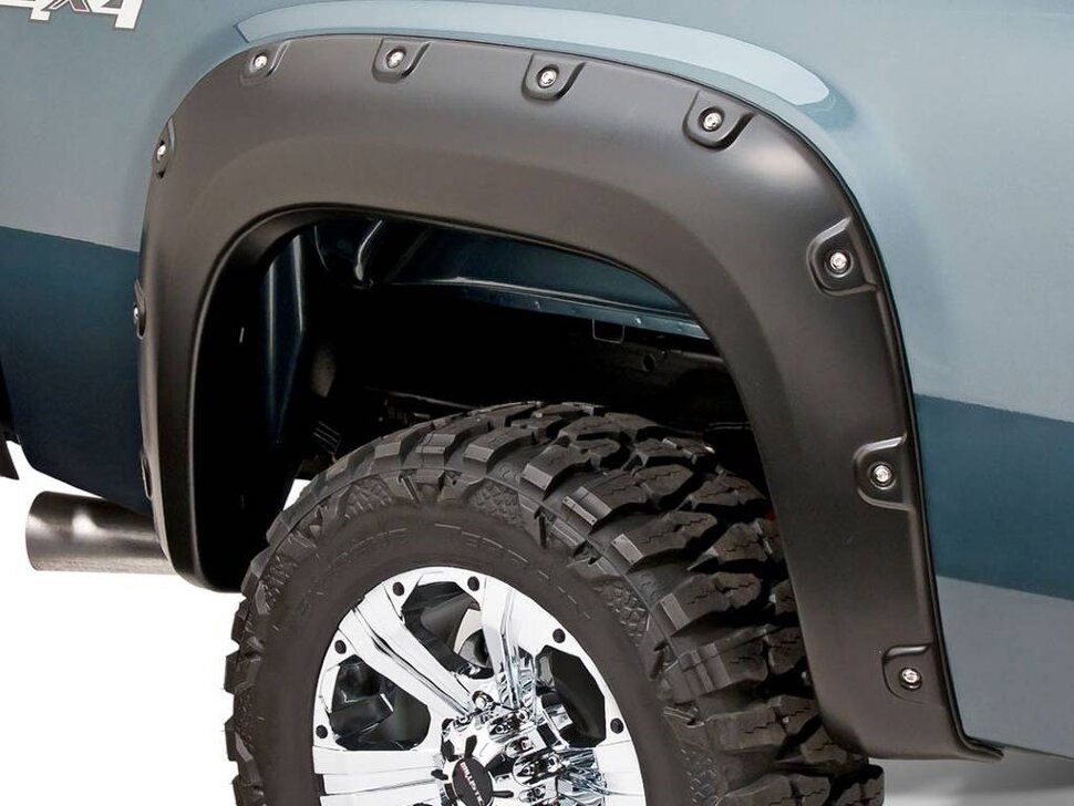 Расширители колесных арок GMC Sierra 2500/3500 07-10 к-кт 4 шт. Pocket Style Boss Bushwacker 40943-02