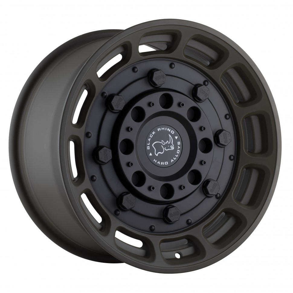 Колесный диск Black Rhino Warthog Matte Od Green W/Black Center 17x8.5 ET 1785WHG006140N12