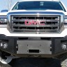 Передний бампер Premium GMC Sierra 1500 14-15 Fab Fours GS14-H3151-1