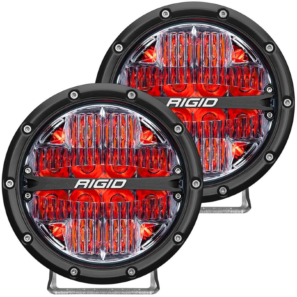 Комплект дополнительных Led фар с подсветкой 6" Drive 360-Series Rigid Industries 36205