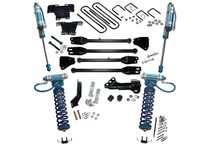 Лифт комплект подвески 4" Ford F-250/F-350 17-22 (King 2.5 Shocks) Superlift K166KG