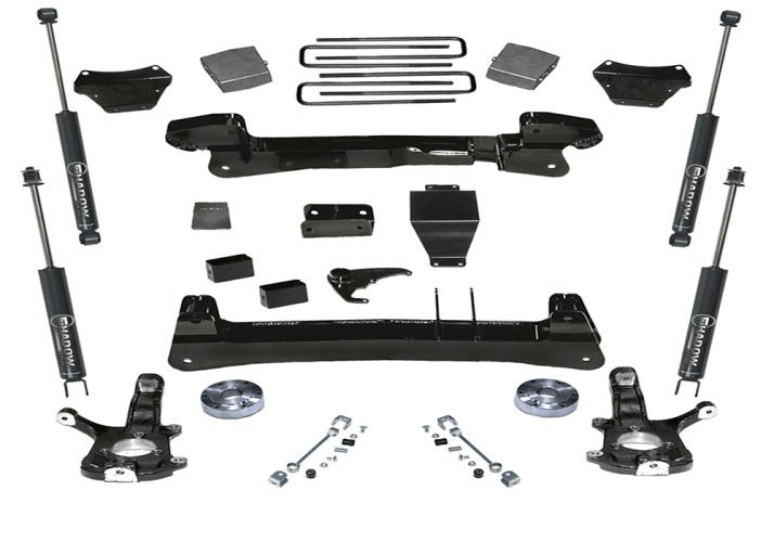Лифт комплект подвески 6" Chevrolet Silverado 1500/GMC Sierra 1500 99-07 (Shadow Shocks) Superlift K121