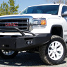 Передний бампер Premium с центаральной дугой GMC Sierra 1500 14-15 Fab Fours GS14-H3152-1