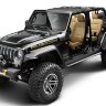Накладки порогов Jeep Wrangler JL 18-25 Trail Armor Bushwacker 14085