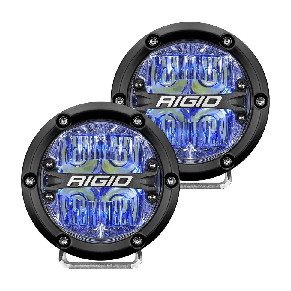 Комплект дополнительных Led фар с подсветкой 4" Drive 360-Series Rigid Industries 36119