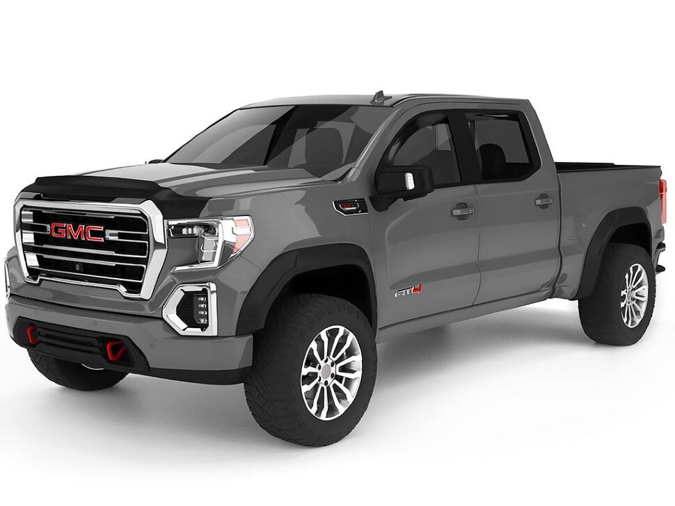 Расширители колесных арок GMC Sierra 1500 19-25 к-кт 4 шт. DRT Style Bushwacker 40946-02
