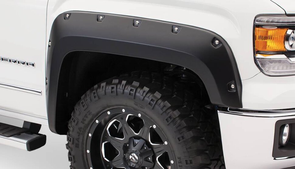 Расширители колесных арок GMC Sierra 1500 16-19 перед 2шт. Pocket Style Bushwacker 40147-02