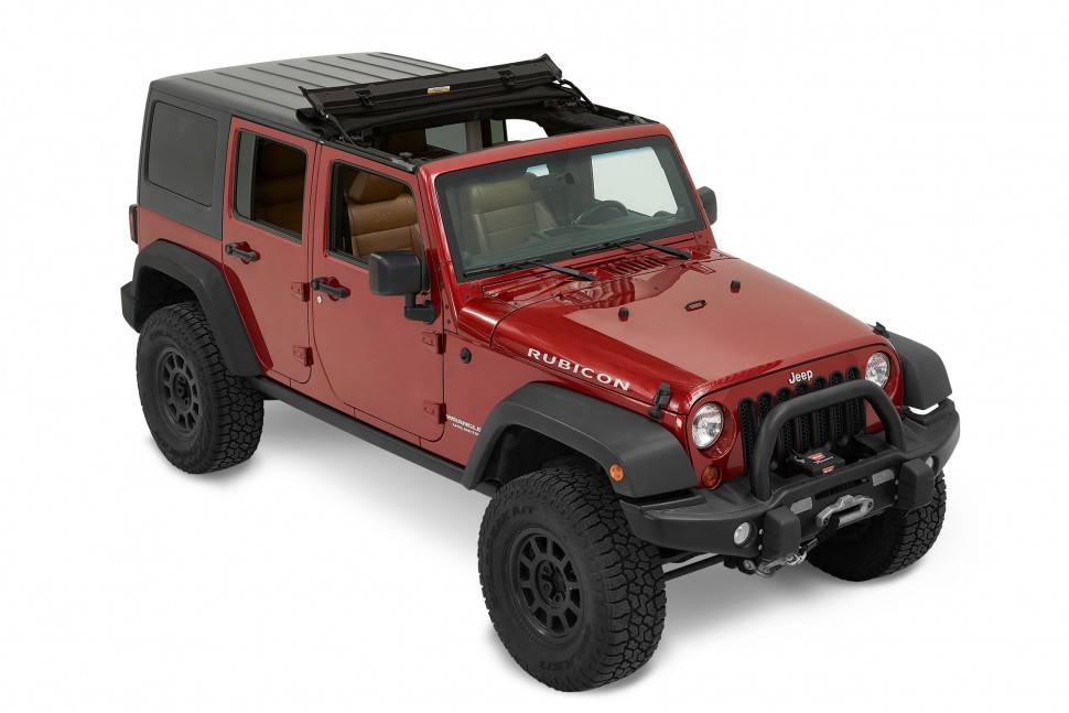 Санрайдер для твердой крыши Jeep Wrangler JK 07-18 (Black Twill) Sunrider Bestop 5245317