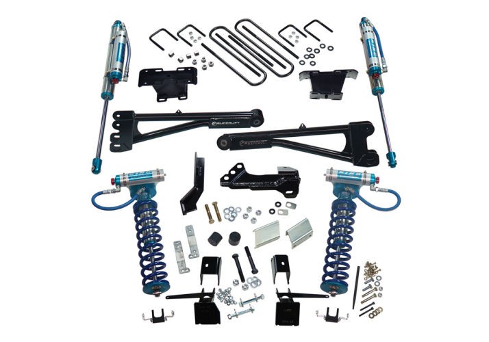 Лифт комплект подвески 4" Ford F-250/F-350 17-22 (King 2.5 Shocks) Superlift K165KG