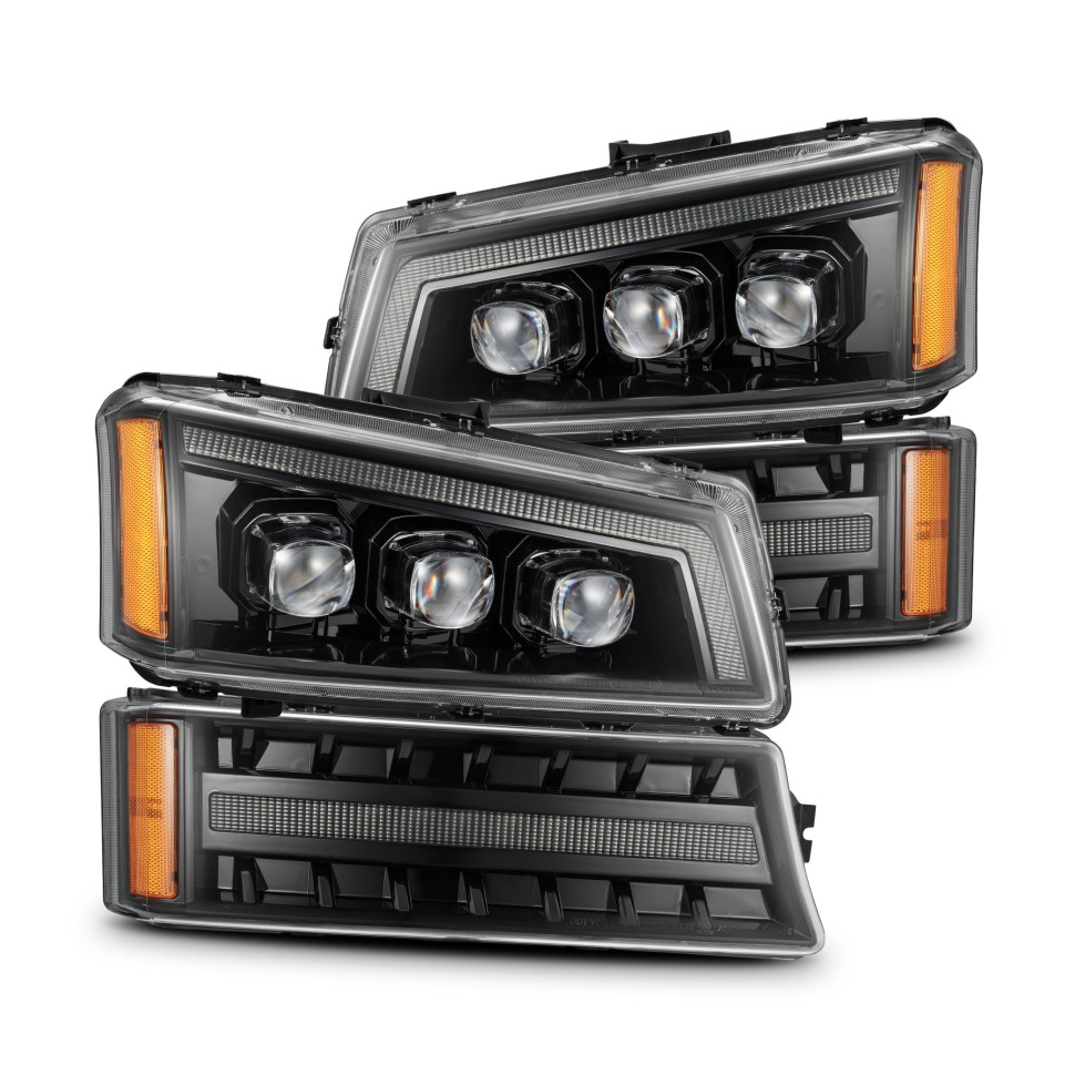 Комплект передних фар Chevrolet Silverado 1500/2500/Avalanche 02-06 NOVA-Series AlphaRex 880254