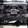 Бампер с центаральной дугой Stubby Jeep Wrangler JK 07-18 Fab Fours JK07-B1854-1