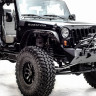 Бампер с центаральной дугой Stubby Jeep Wrangler JK 07-18 Fab Fours JK07-B1854-1