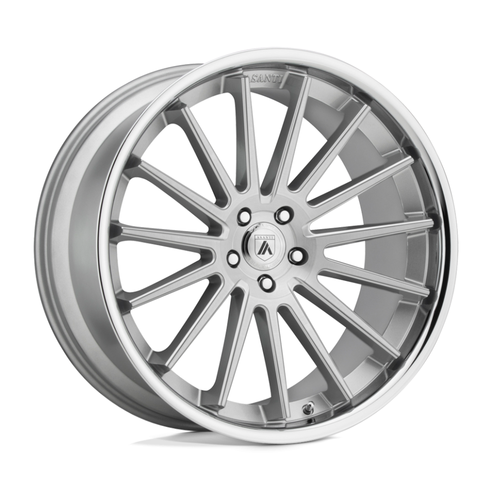 Колесный диск Asanti Wheels Beta Brushed Silver W/Chrome Lip 20x10.5 ET+38 ABL24-20055238SL