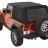 Мягкая крыша софт топ Jeep Wrangler JK 07-18 2 Door (Black Diamond) Trektop Glide Bestop 5492235