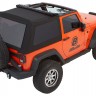 Мягкая крыша софт топ Jeep Wrangler JK 07-18 2 Door (Black Diamond) Trektop Glide Bestop 5492235