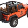 Мягкая крыша софт топ Jeep Wrangler JK 07-18 2 Door (Black Diamond) Trektop Glide Bestop 5492235