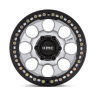 Колесный диск KMC Wheels Riot Beadlock Machined Face Satin Black Windows & Ring 17x9 ET-12 KM237DB17906312N