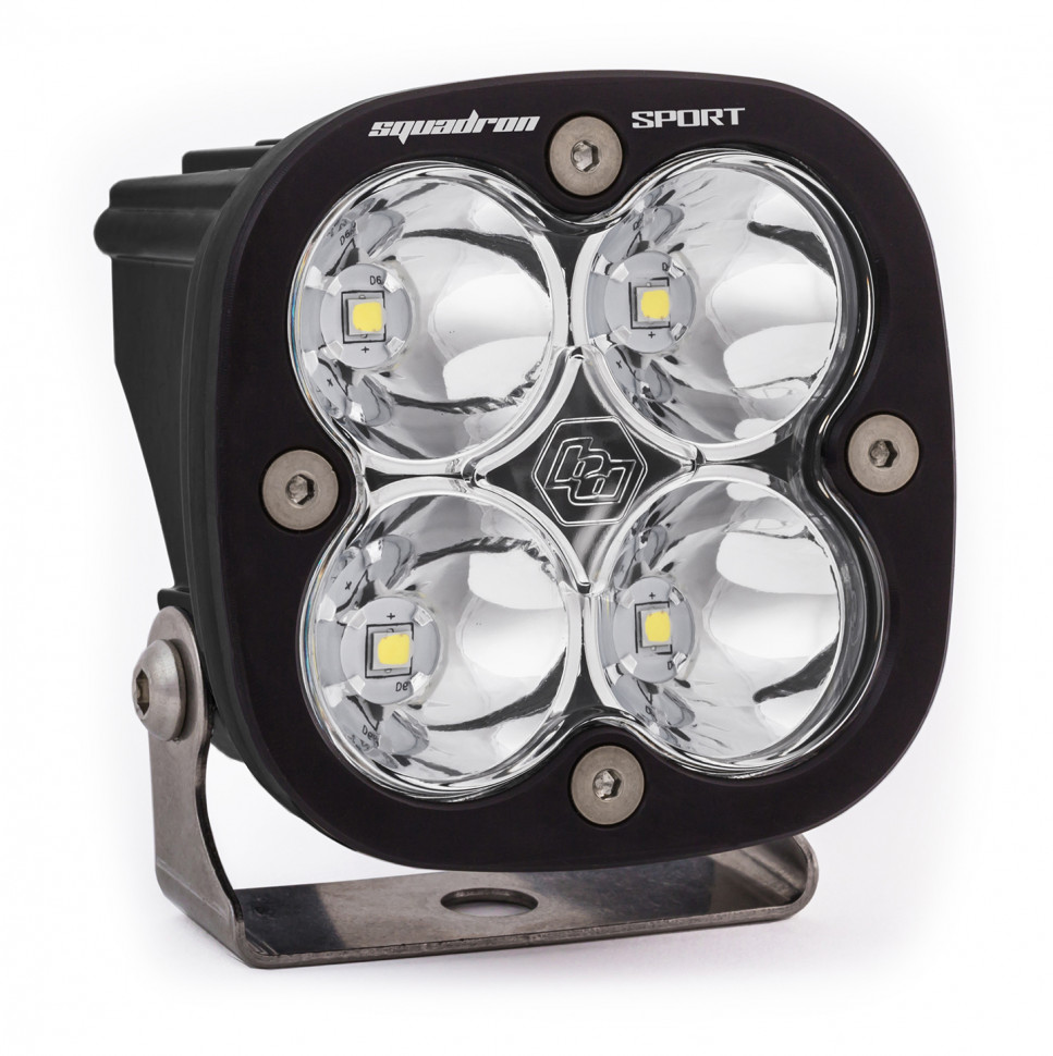 Дополнительная LED фара 3.07"x3.07" Дальний свет Squadron Sport LED Light Baja Designs 550001