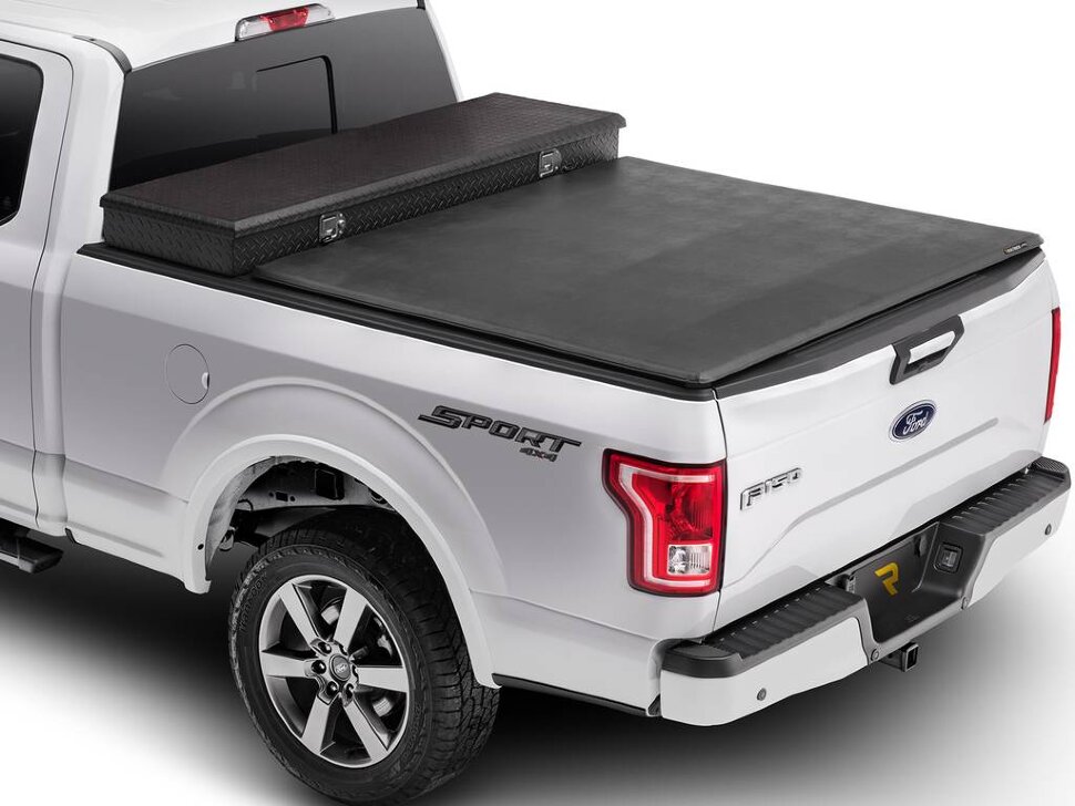 Крышка багажника складная мягкая Chevrolet Silverado/GMC Sierra 1500/2500/3500 14-19 6'6" Trifecta Toolbox 2.0 Extang 93450