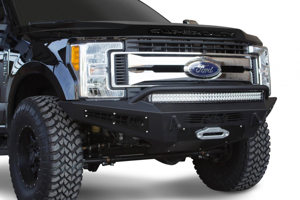 Передний бампер под лебедку Ford F-250/F-350 17-22 HoneyBadger ADD Offroad F167382840103