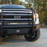Передний бампер с защитной дугой Black Steel Elite Toyota Tundra 07-13 Fab Fours TT07-R1860-1