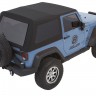 Мягкая крыша софт топ Jeep Wrangler JK 07-18 2 Door (Black Twill) Trektop Glide Bestop 5492217