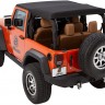 Мягкая крыша софт топ Jeep Wrangler JK 07-18 2 Door (Black Twill) Trektop Glide Bestop 5492217