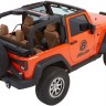 Мягкая крыша софт топ Jeep Wrangler JK 07-18 2 Door (Black Twill) Trektop Glide Bestop 5492217