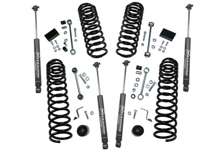 Лифт комплект подвески 2.5" Jeep Wrangler JL 18-22 4 Door (Shadow Shocks) Superlift K190