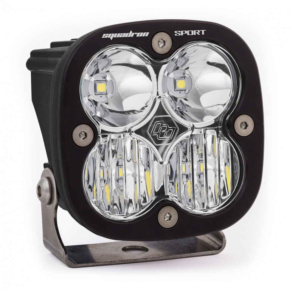 Дополнительная LED фара 3.07"x3.07" Водительский/Комбо свет Squadron Sport LED Light Baja Designs 550003