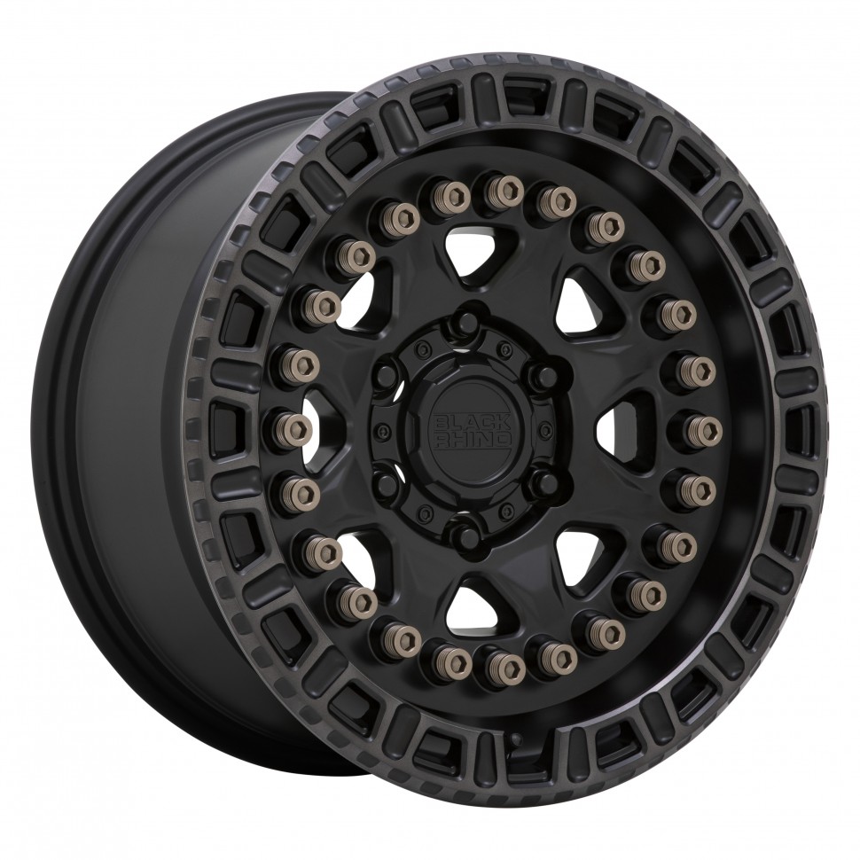 Колесный диск Black Rhino Carbine Matte Black W/Machined Tinted Ring & Bronze Bolts 20x9 ET-18 2090CBN-85127M71