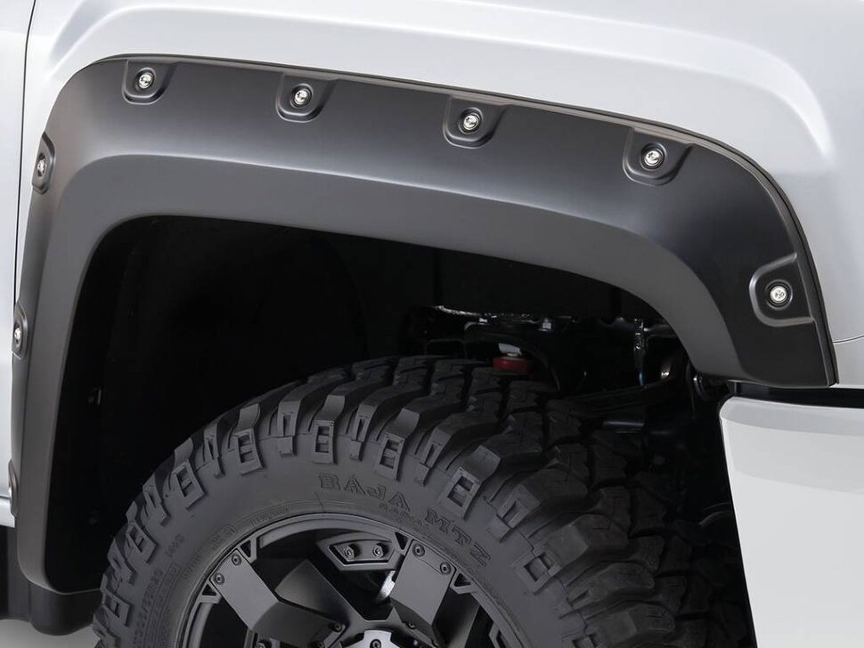 Расширители колесных арок GMC Sierra 2500/3500 15-19 перед 2шт. Pocket Style Boss Bushwacker 40135-02