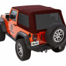 Мягкая крыша софт топ Jeep Wrangler JK 07-18 2 Door (Crushed Red Pepper) Trektop Glide Bestop 5492268