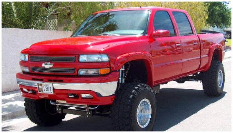Расширители колесных арок Chevrolet Silverado/GMC Sierra 1500/2500/3500 00-07 задн 2шт. Pocket Style Bushwacker 40060-02