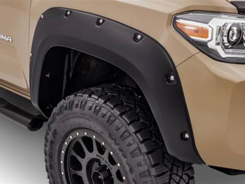 Расширители колесных арок Toyota Tacoma 16-23 перед 2шт. Pocket Style Bushwacker 30047-02