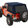 Мягкая крыша софт топ Jeep Wrangler JK 07-18 2 Door (Navy Blue) Trektop Glide Bestop 5492269