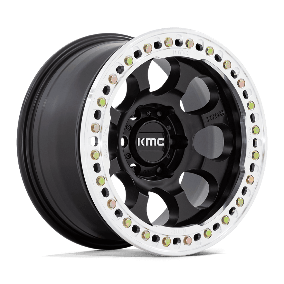 Колесный диск KMC Wheels Riot Beadlock Satin Black W/Machined Ring 17x8.5 ET KM237MD17855000
