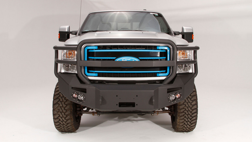Передний бампер Premium с дугами Ford F-250/F-350 11-16 Fab Fours FS11-A2550-1