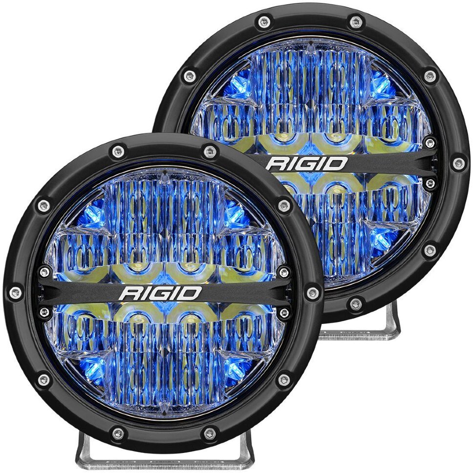 Комплект дополнительных Led фар с подсветкой 6" Drive 360-Series Rigid Industries 36207