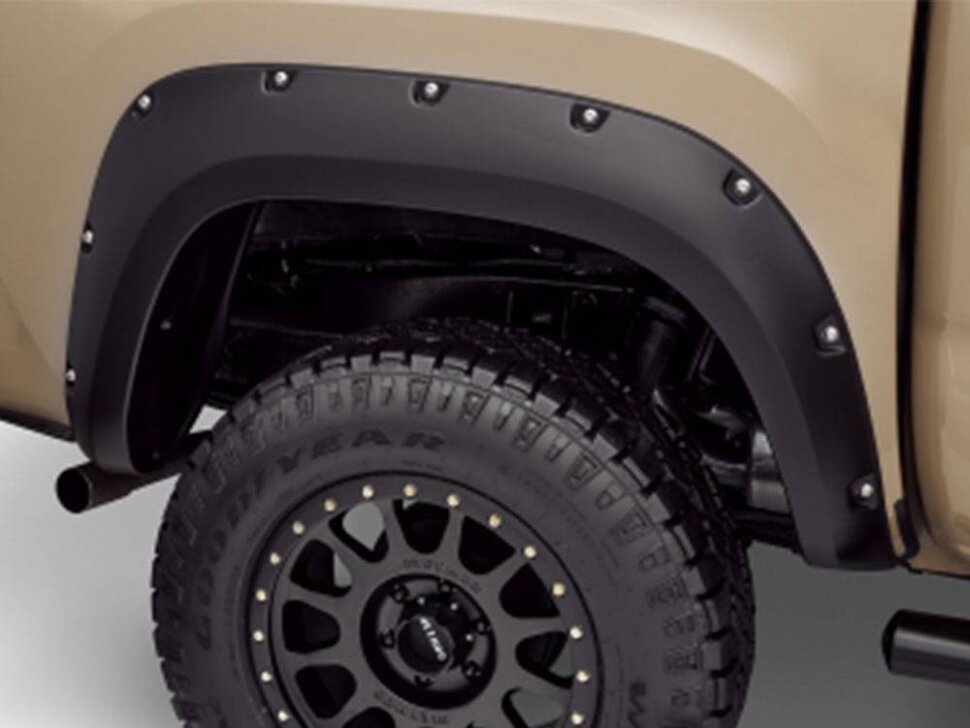 Расширители колесных арок Toyota Tacoma 16-23 задн 2шт. Pocket Style Bushwacker 30048-02