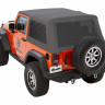 Мягкая крыша софт топ Jeep Wrangler JK 07-18 2 Door (Granite Grey) Trektop Glide Bestop 5492270