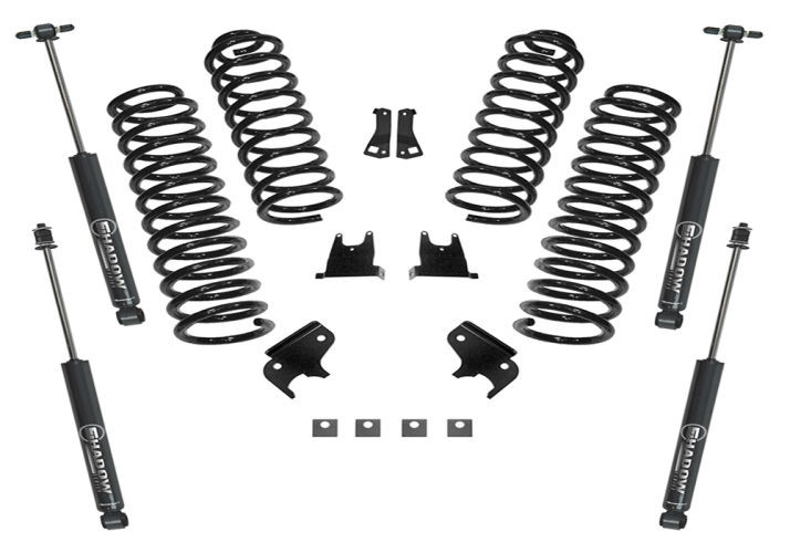 Лифт комплект подвески 2.5" Jeep Wrangler JK 07-18 2 Door (Shadow Shocks) Superlift K932